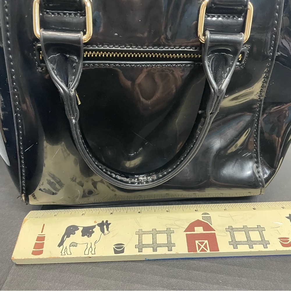 Isabelle purse with crossbody strap. Vegan leather. See pics small flaws. NEW. - Picture 11 of 13